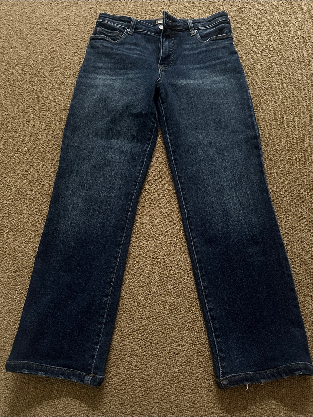 Women’s KUT Dark Blue Reese Fab Ankle Straight-Leg Jeans